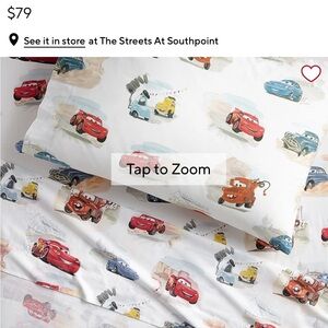 Cars twin size bed sheets